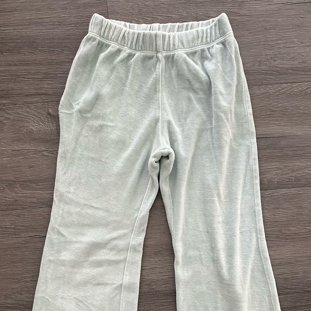 The Kids Suzie Kondi SeaMist Velour  Track Pants